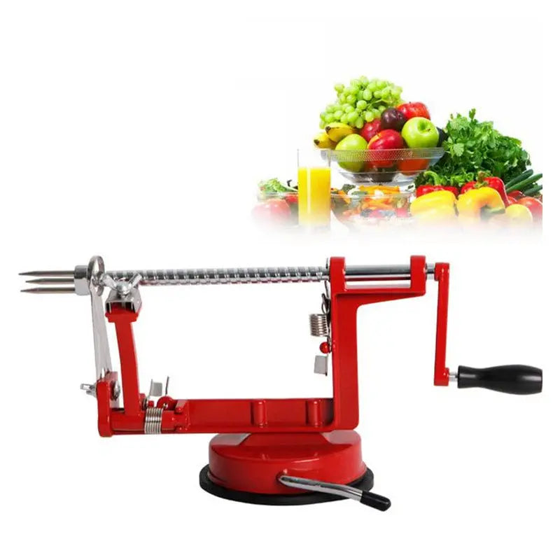 BowLift | 3-in-1 Hand Crank Peeler for Peeling, Coring and Slicing