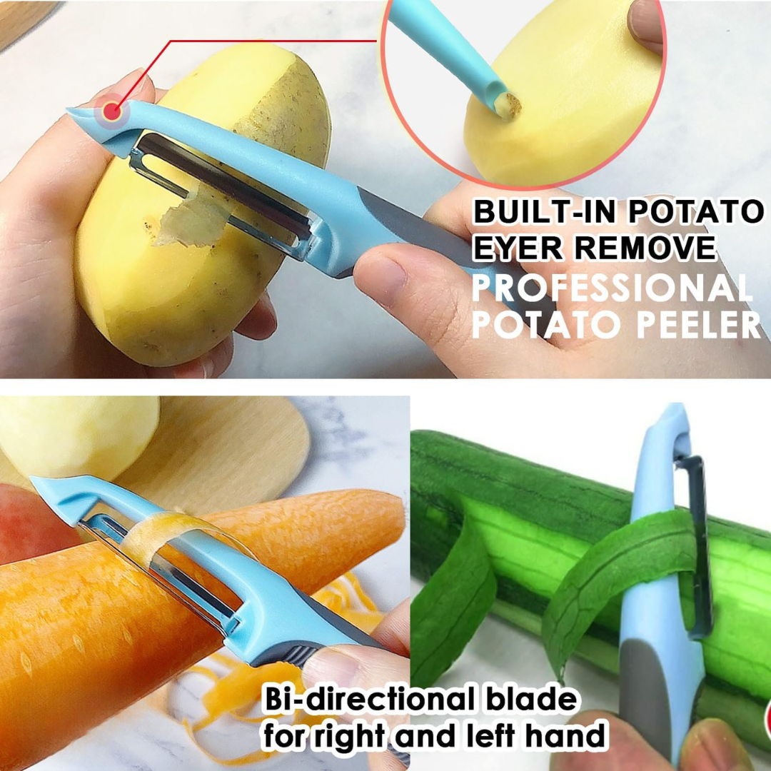 BowLift | 3-in-1 Vegetable Peeler with Julienne Blade