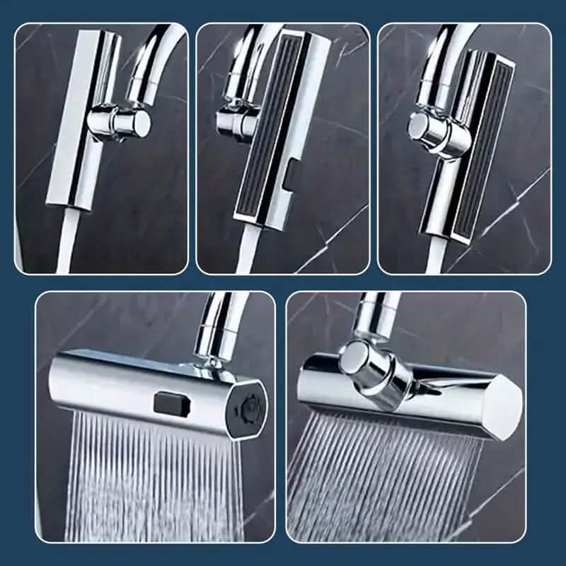 BowLift | 3-Mode Leak-Proof Sink Faucet Adapter - Durable Copper Construction for Kitchen and Bathroom