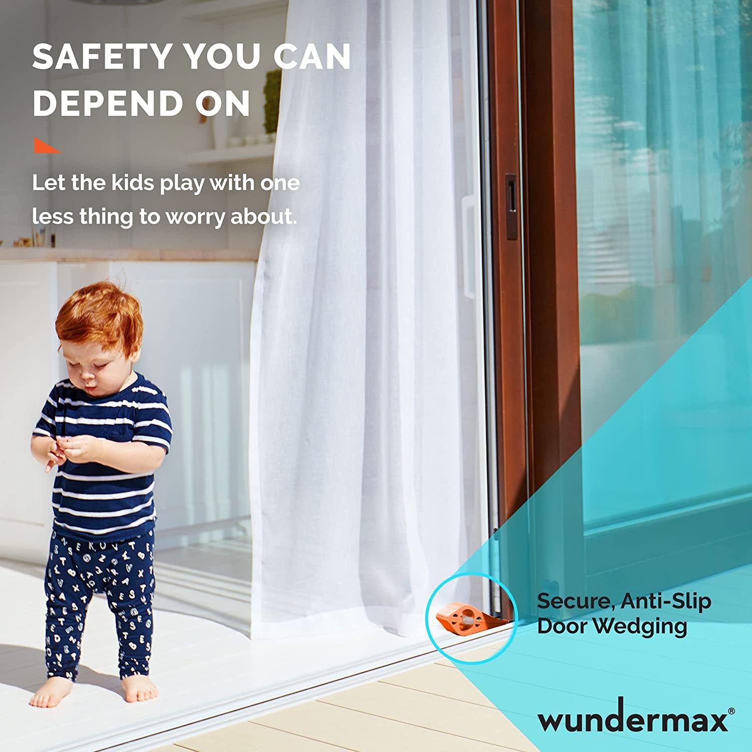 BowLift | 3-Pack: Wundermax Rubber Safety Door Stopper