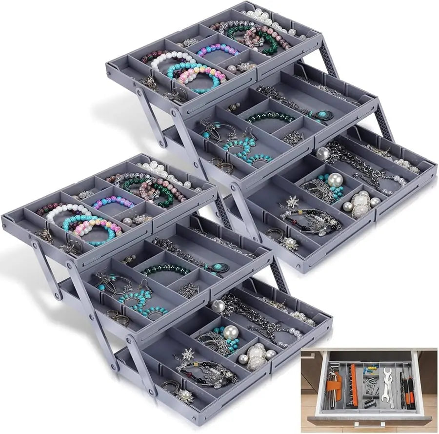 BowLift | 3-tier Smart Drawer Organizer – Makes optimal use of storage space