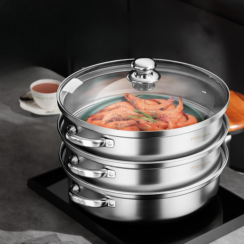 BowLift | 3-Tier Food Steamer - NutriSteam