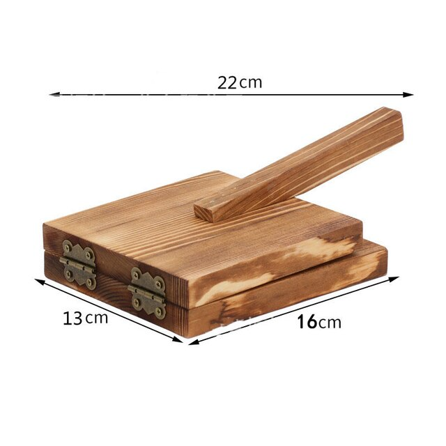 BowLift | Wooden Mini Dough Pressing Tool Presser