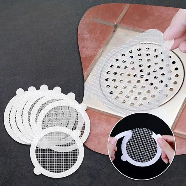 BowLift | 30 Piece Disposable Drain Strainers – Effective Dirt and Hair Catchers