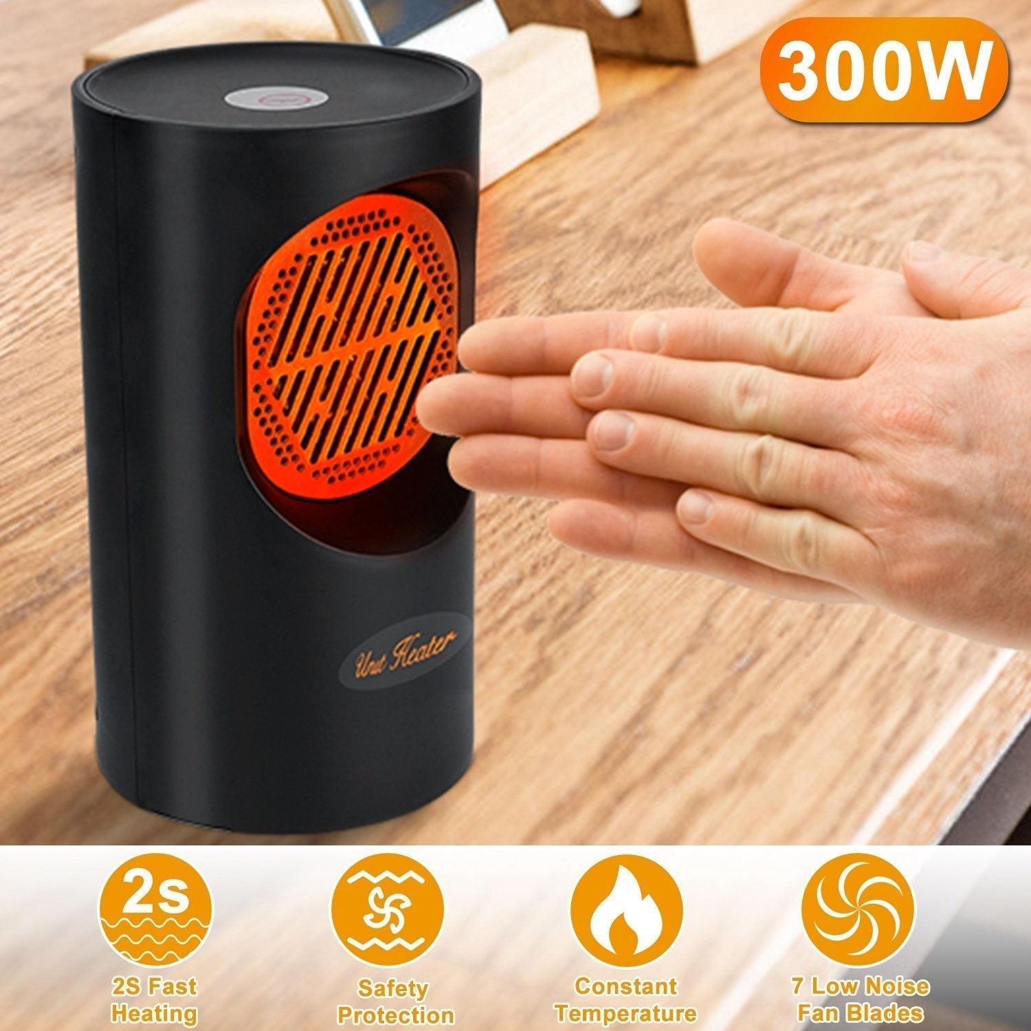 BowLift | 300W Portable Electric Mini Heater