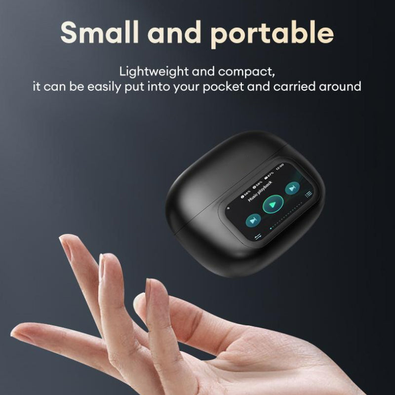 BowLift | Clip-On Ear LCD Full Color Touchscreen Audio Wireless Headphones