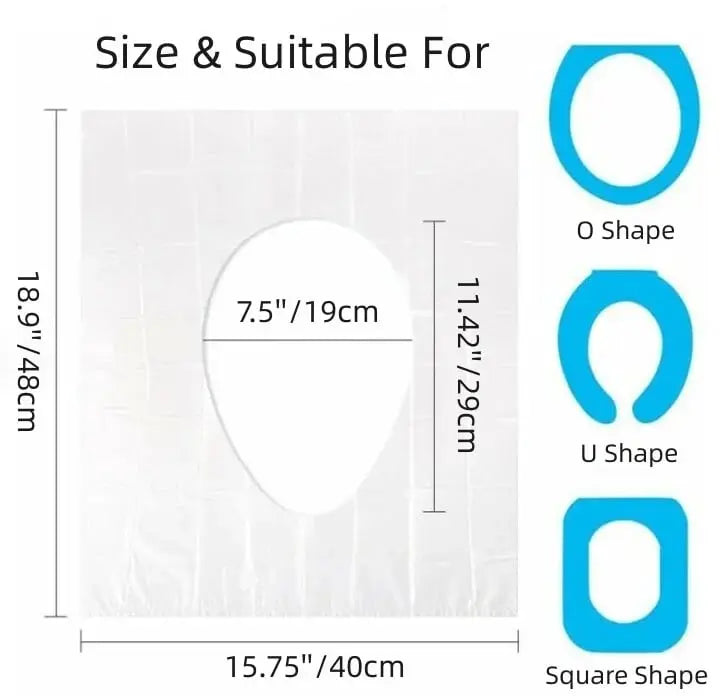 BowLift | 30+20 | Disposable Toilet Seat Covers – Hygienic & Ideal for On-the-Go