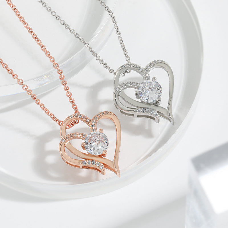 BowLift | Diamond Love Heart Necklace