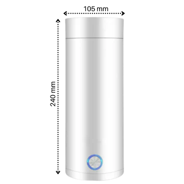 BowLift | Portable Water Boiler 400ml – Compact Travel Kettle with Intelligent Temperature Control & Double Insulation