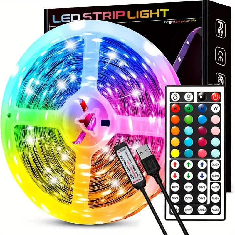 BowLift | 33Ft LED strip lights with IR 44-key remote control