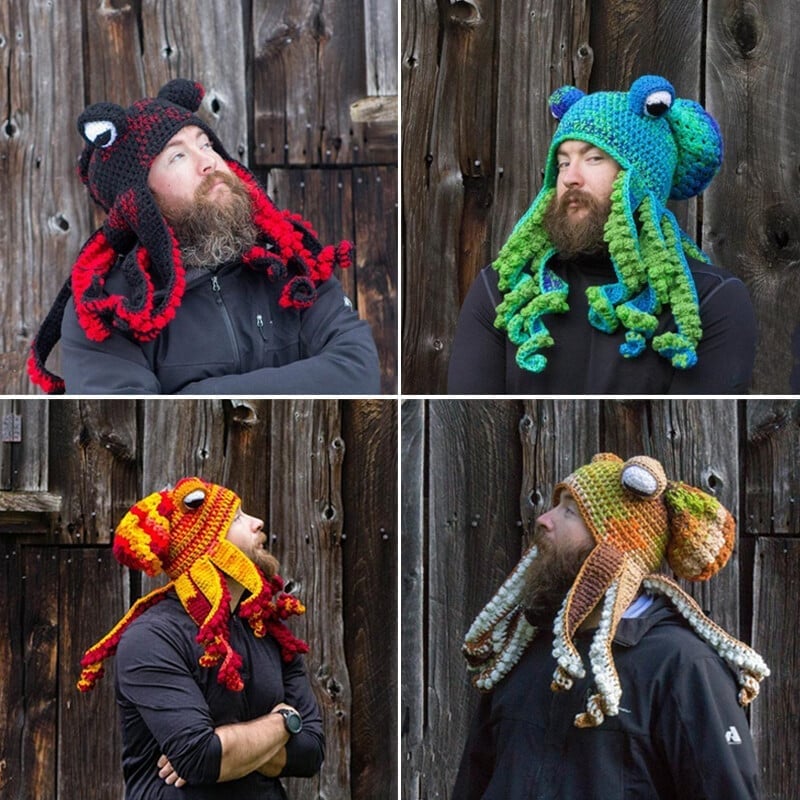 BowLift | Crochet Octopus Hat —— A very good birthday/Christmas gift