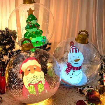 BowLift | Inflatable Outdoor Christmas Ball With Lights (LED)