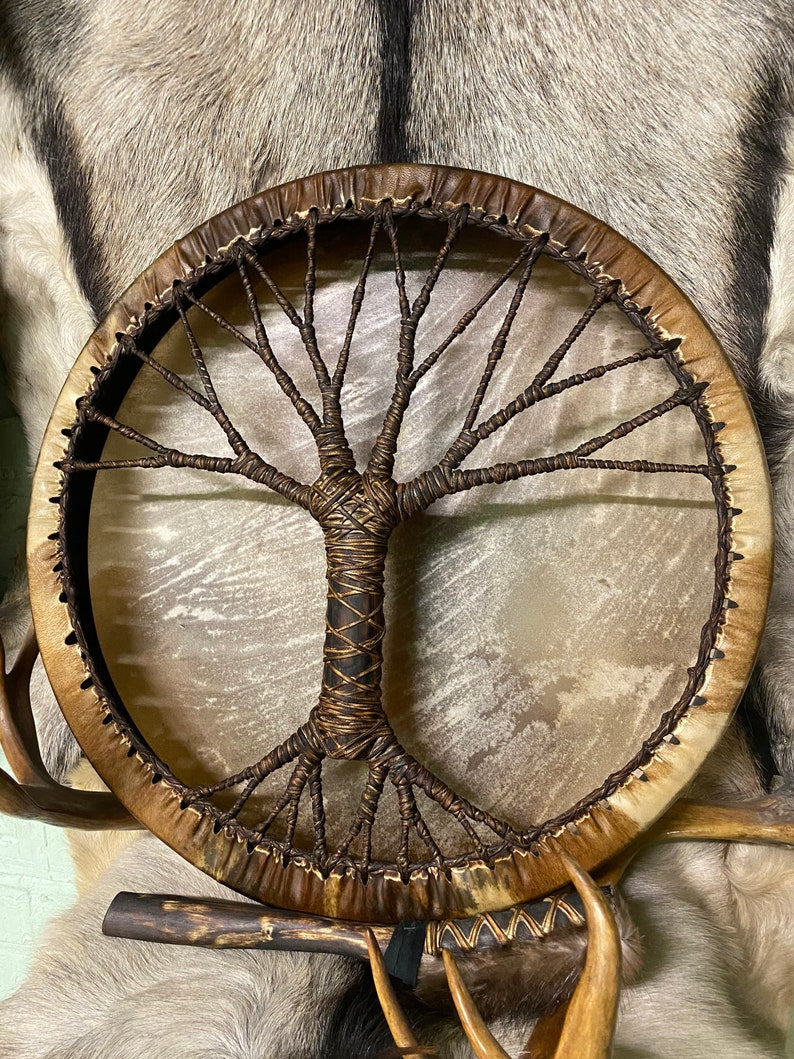 BowLift | Shaman drum "Tree of life" Siberian drum Spirit music