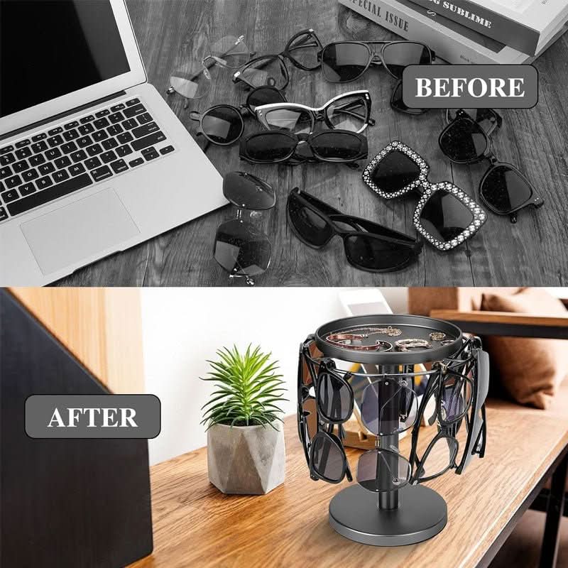 BowLift | 360° Rotating Glasses Stand for Elegant Organization