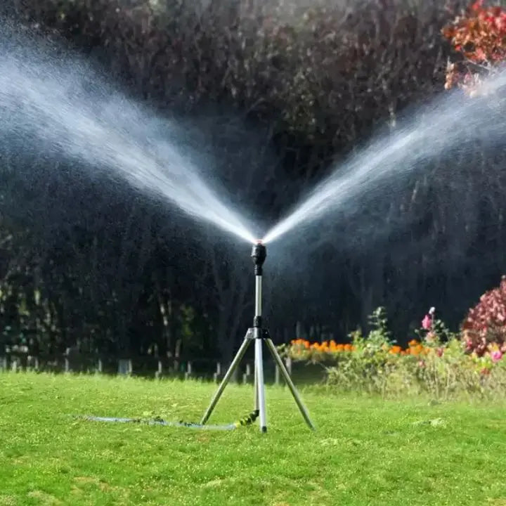 BowLift | 360° Tripod Lawn Sprinkler – Adjustable & with Mist Mode