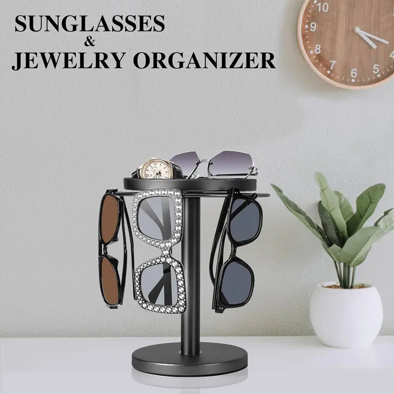 BowLift | 360° Redatable glasses stand – Stylish organizer for glasses & accessories