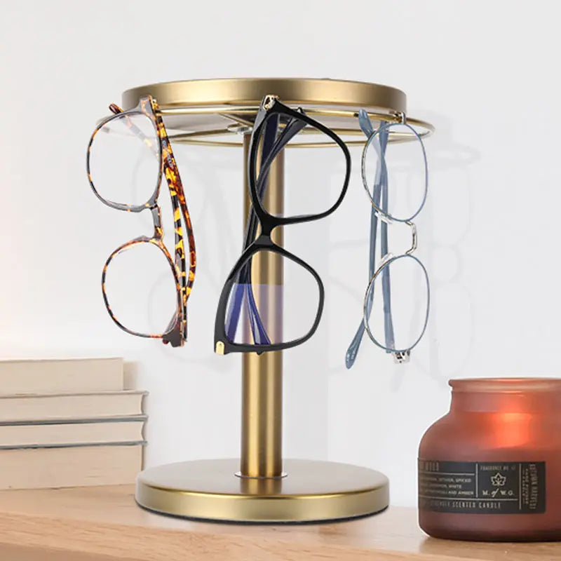 BowLift | 360° Redatable glasses stand – Stylish organizer for glasses & accessories