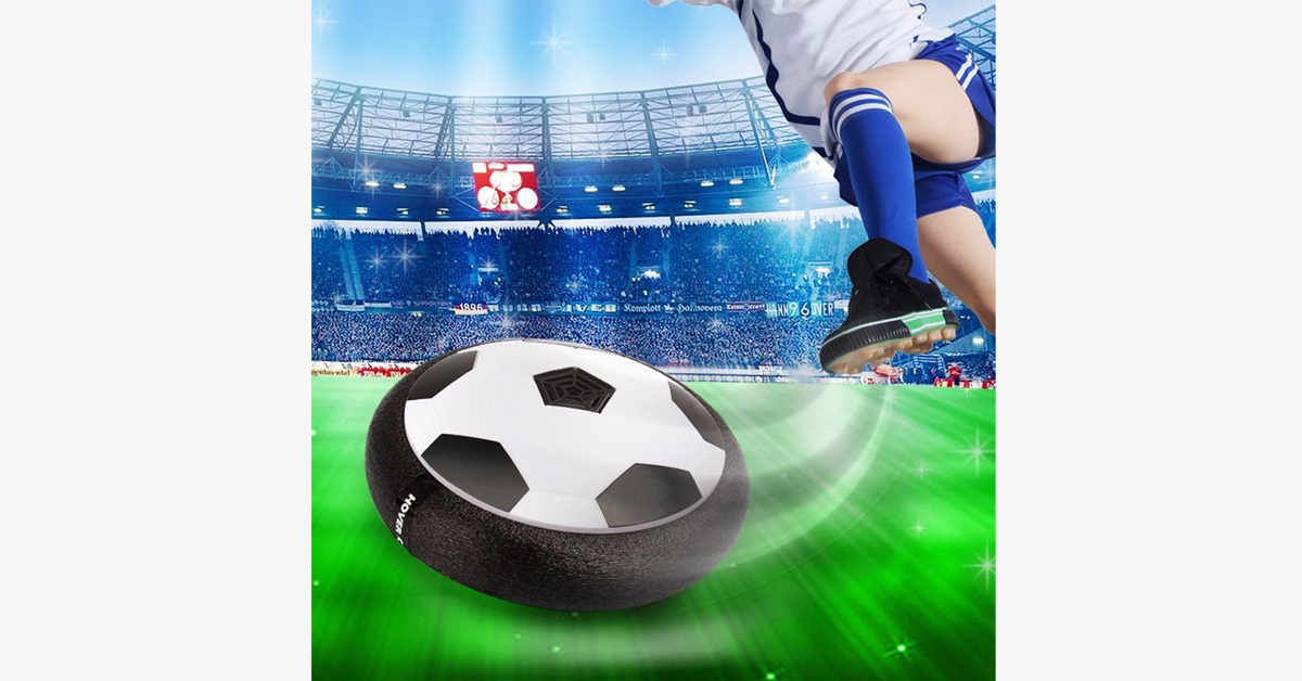 BowLift | Indoor and Outdoor Air Power Hover Ball - With LED lights and glides through the air