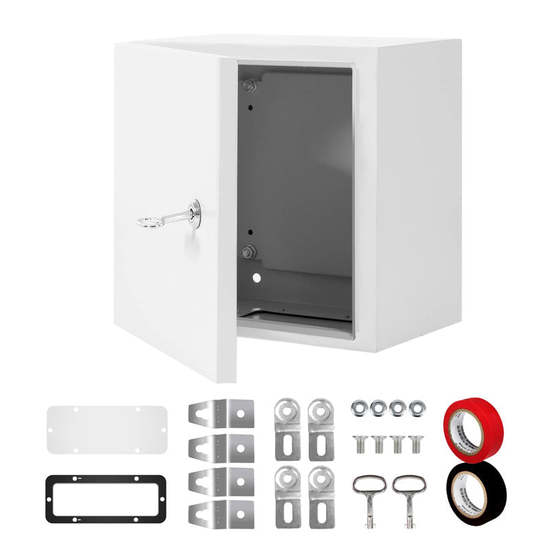 BowLift | 12" x 12" x 8" Electrical Junction Box Steel Enclosure NEMA 4X Enclosure Box Wall Mounted IP66