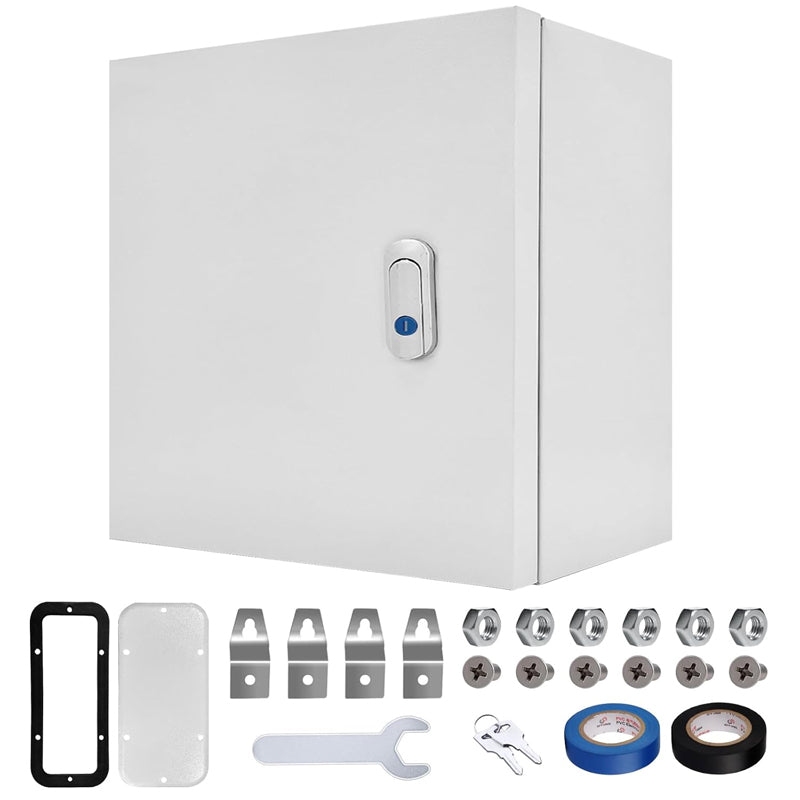 BowLift | 16" x 16" x 8" Outdoor Electrical Box Lockable Electrical Junction Box NEMA 4X Electrical Enclosure