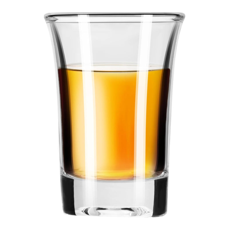 BowLift | Elegant 45ml/1.5oz Spirits Shot Glass Lead Free Glass Whiskey Tequila Vodka Shot Glass