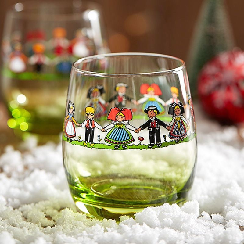 Alsace Style Little People Cup Red Wine Wine Glass High Appearance Ins Nordic Style Cute Creative Doll Cup