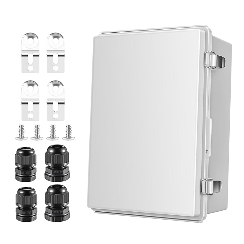 BowLift | 13.8" x 9.8" x 5.9" Electrical Enclosure ABS Plastic Waterproof Dustproof Electrical Junction Box