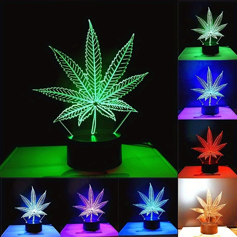 BowLift | GlowBud - 3D Hemp Leaf Lamp