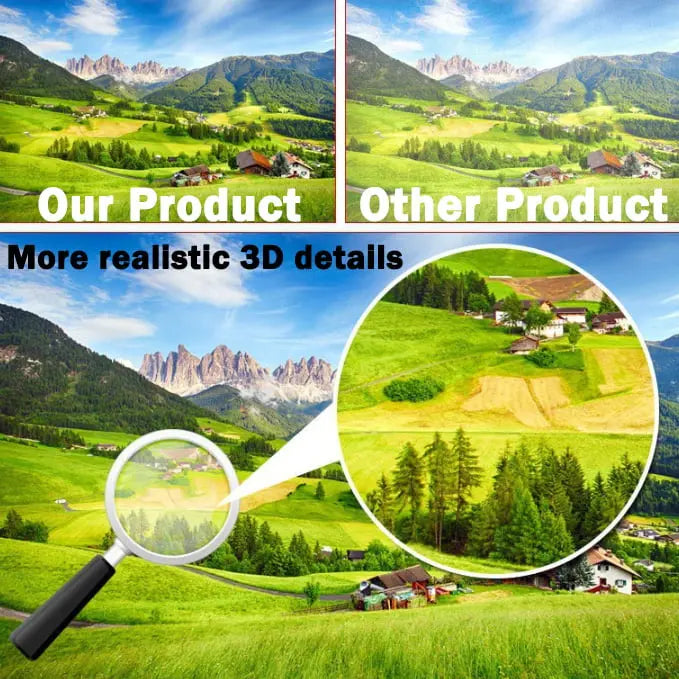 BowLift | 3D Waterproof Landscape Wall Picture – Easy to Apply & Remove