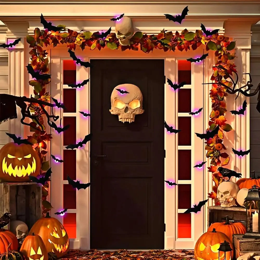 BowLift | 3D flying Halloween bat wall decorations