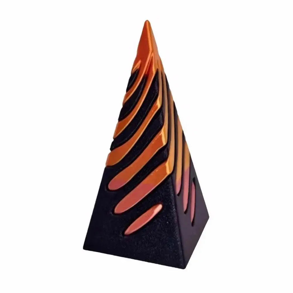 BowLift | 3D printed spiral cone pyramid toy – Unique visual magic desk sculpture