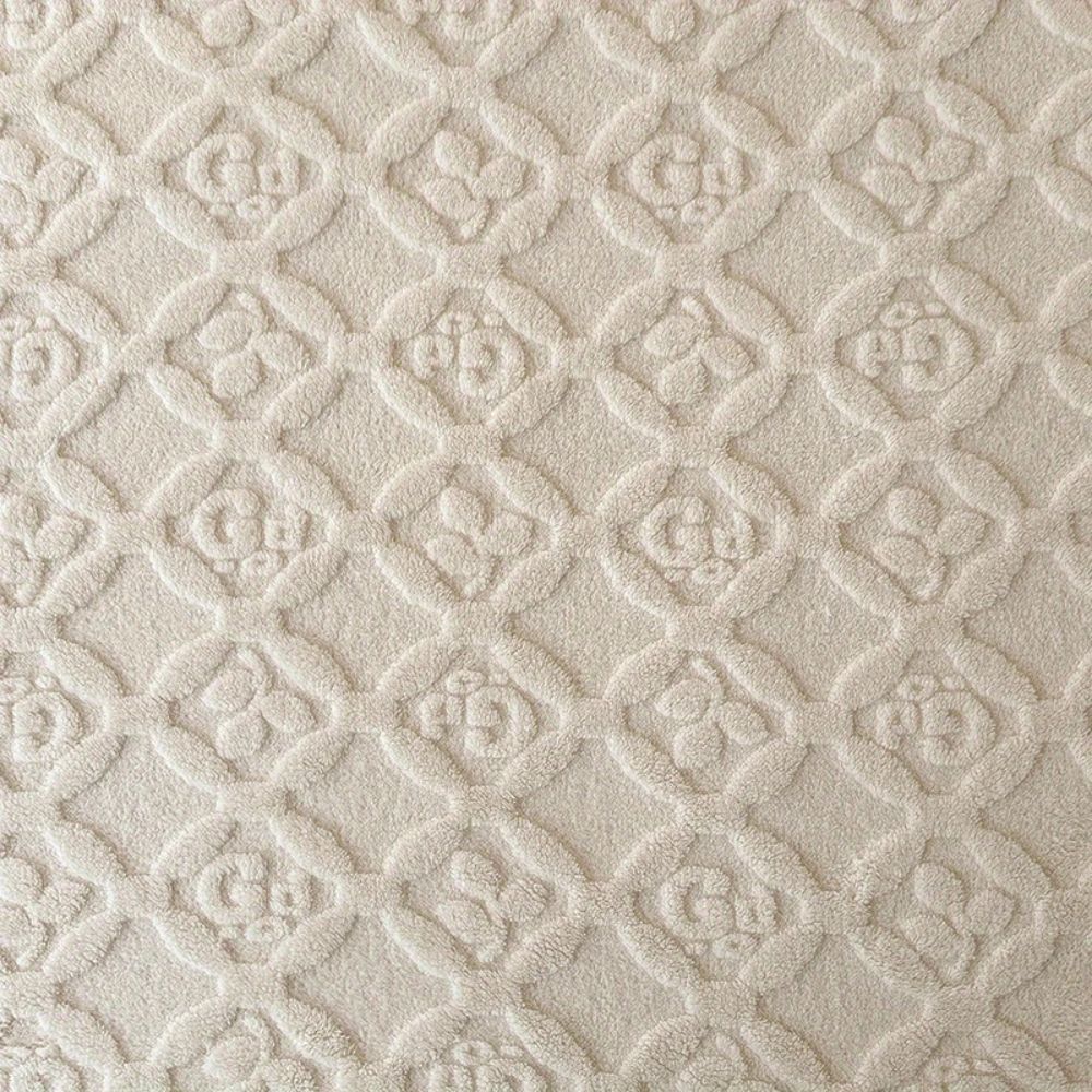 BowLift | Leaf Embroidery Fleece Winter Blanket