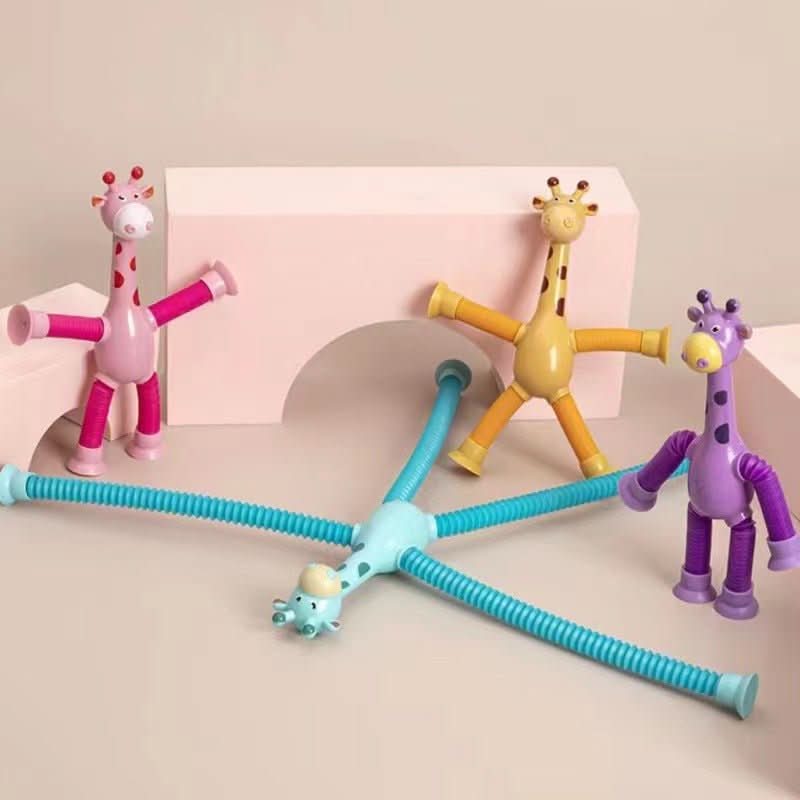 BowLift | FlexiGiraffe – Expandable suction cup toy for creative children