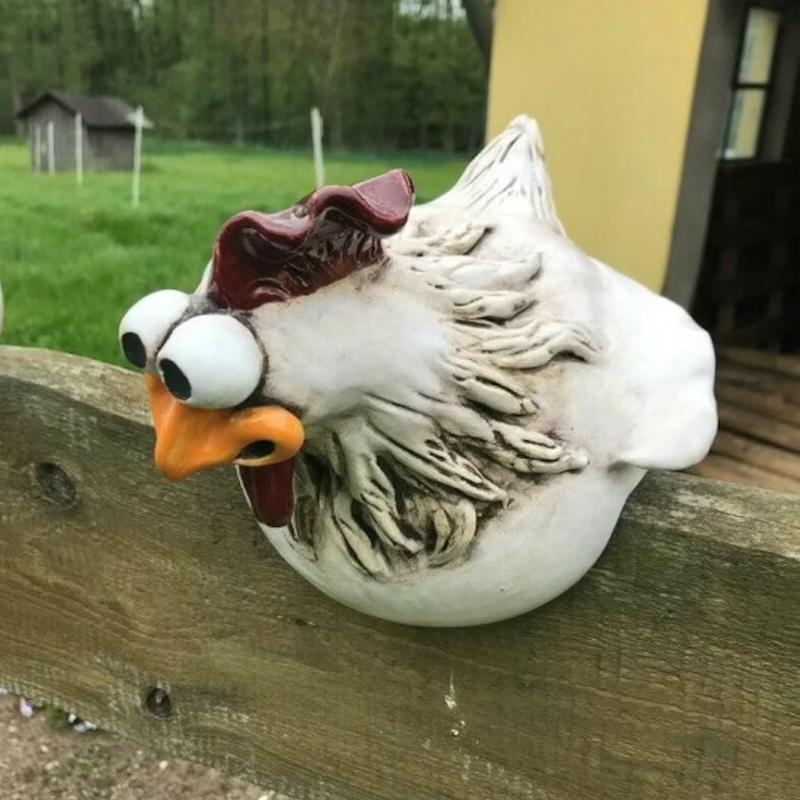 BowLift | Big Eye Hen Resin Handicraft