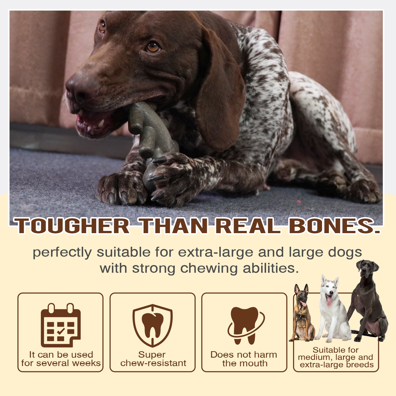 Lobster Chew Stick – Durable Dog Toy for Medium & Large Breeds