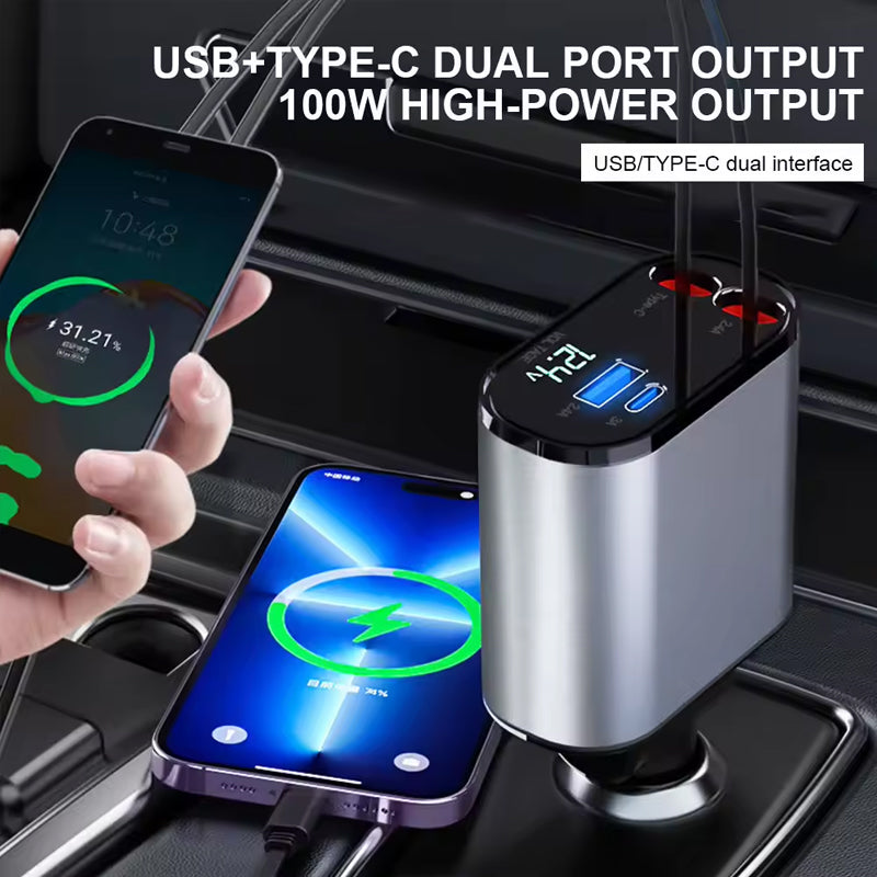 BowLift | Four-in-One Car Phone Charger