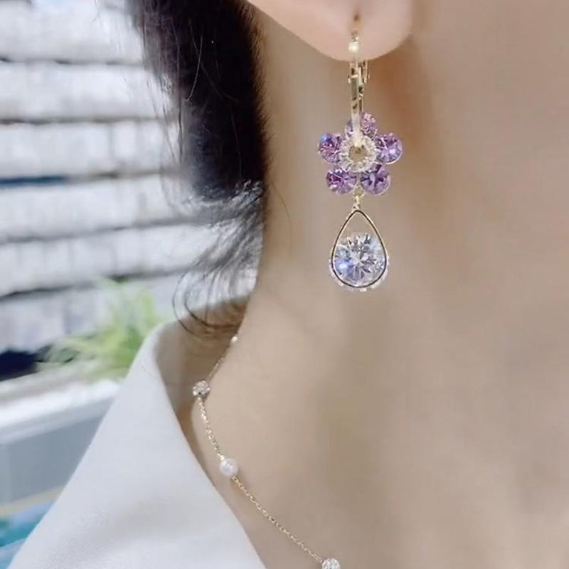 BowLift | Fashion Flower Crystal Earrings
