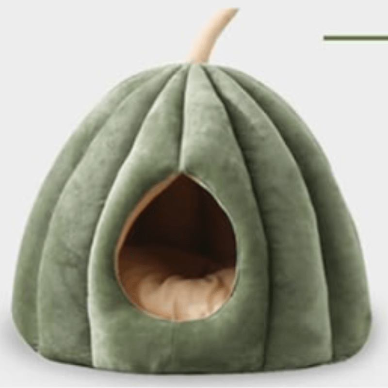 BowLift | CozyNest Pumpkin Cat Bed – Warm, Washable & Comfortable Cat Hideaway