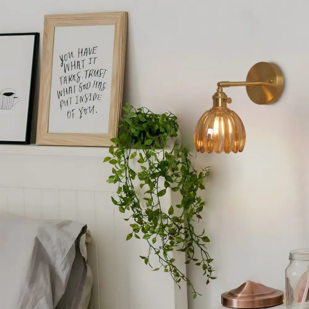 BowLift | GlowForge - Stylish Wall Lamp with a Metallic Finish
