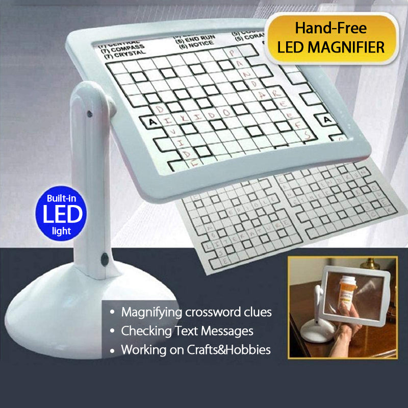 BowLift | Hands-free desktop magnifier with LED