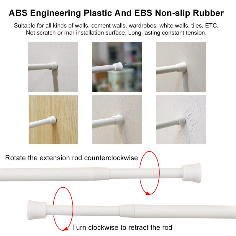 BowLift | No-Hole Telescopic Curtain Rod