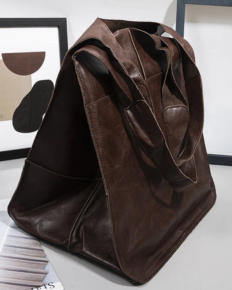 BowLift | Chic & Sustainable Leather Bag with Large Capacity - Elegant, Versatile Women's Handbag