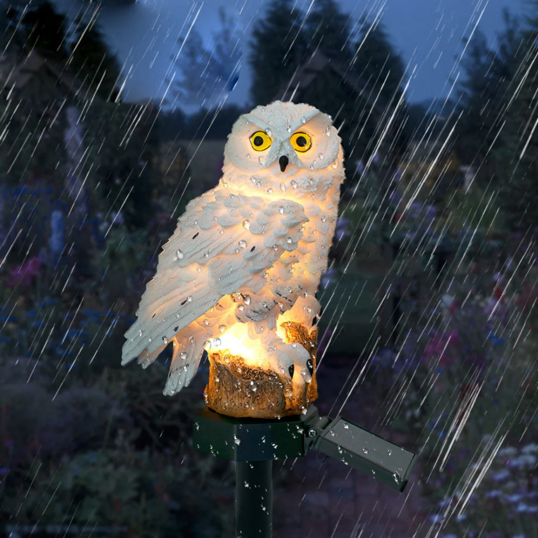 BowLift | Solar Garden Lamp Uilux – Wireless Outdoor Lamp powered by Solar Energy with Owl Design