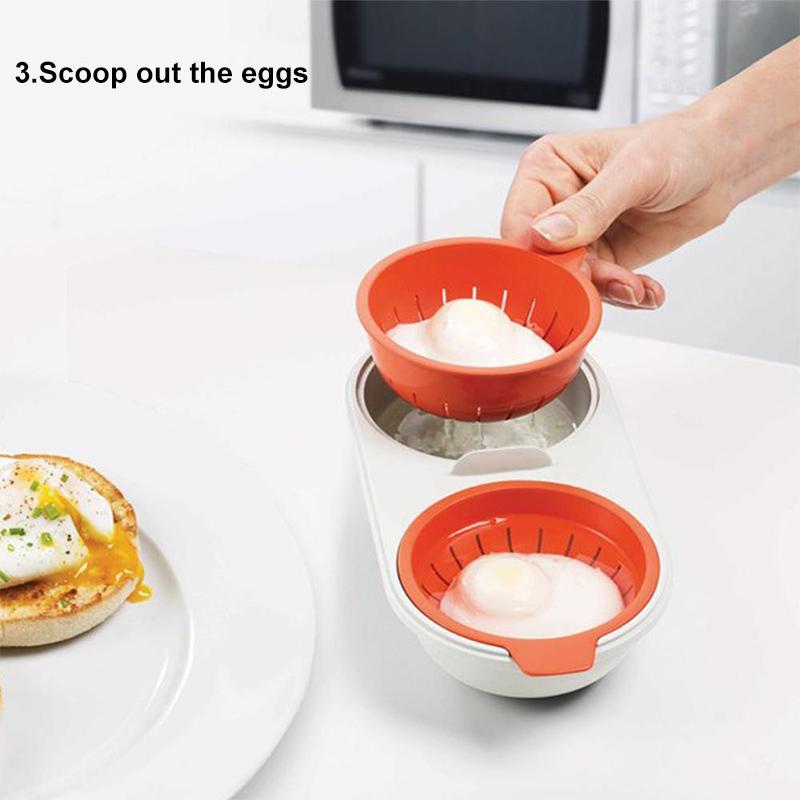 BowLift | Double Microwave Egg Cooker