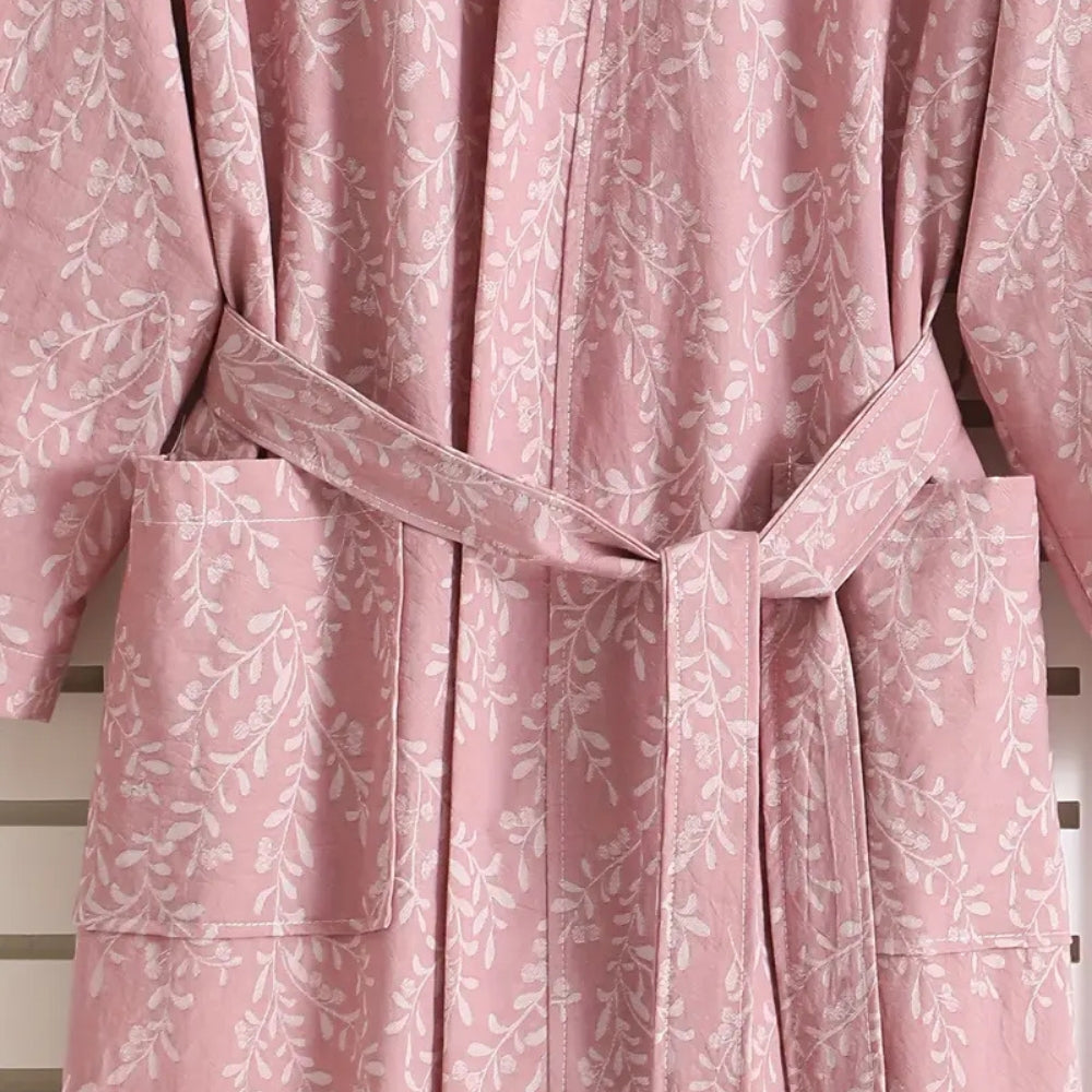 BowLift | Featherlight Jacquard Cotton Bath Robe