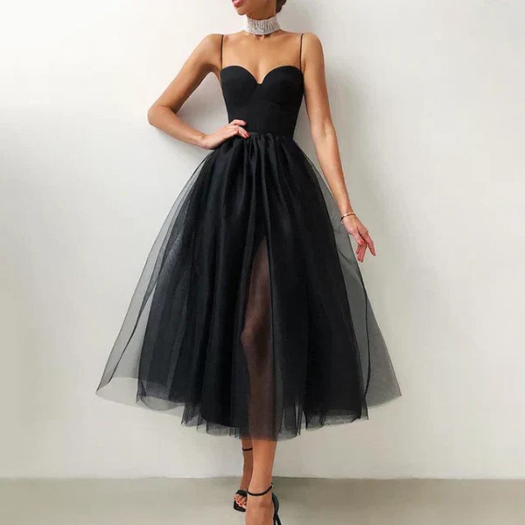 A-Line Evening Dress with Sweetheart Neckline