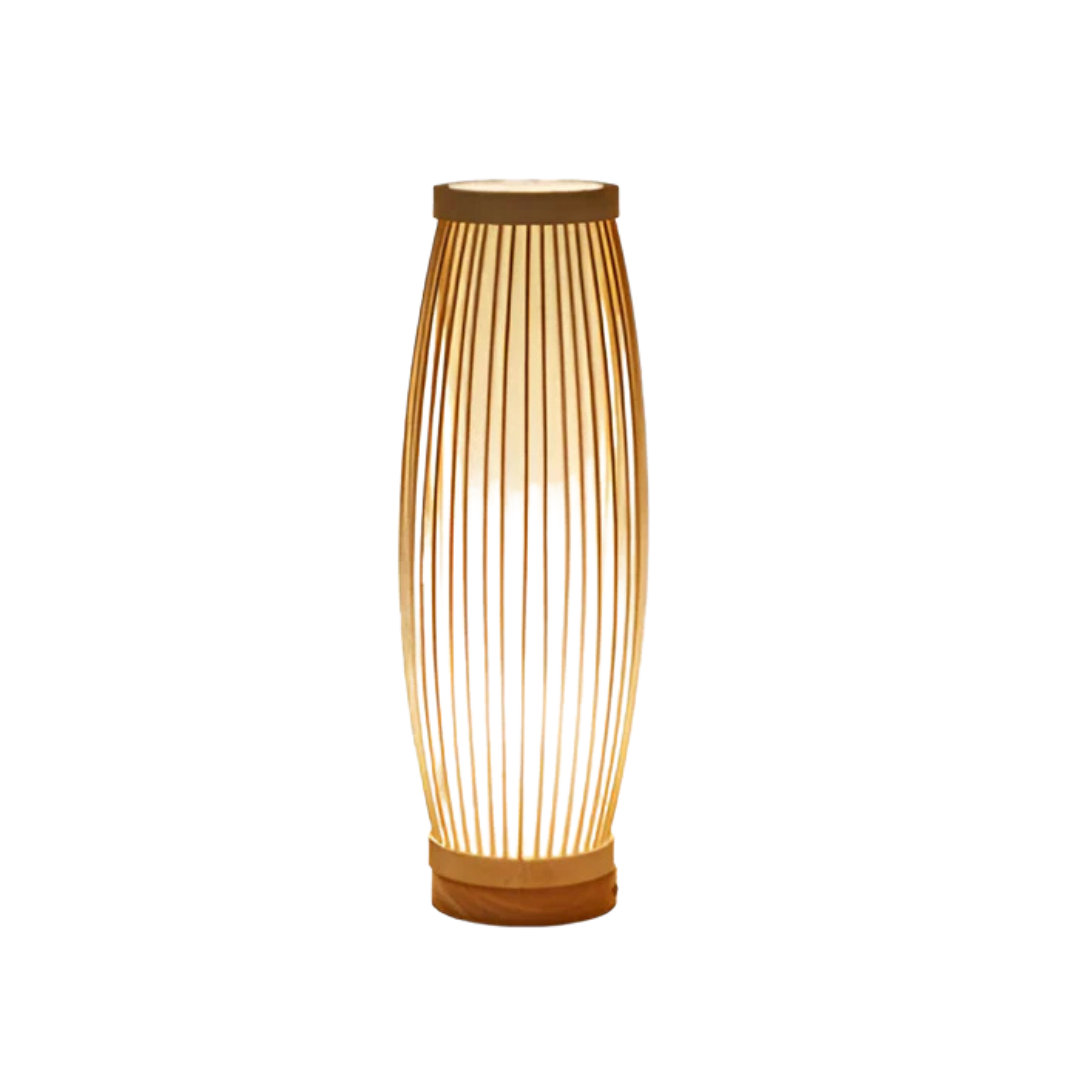 BowLift | Japanese LED Table Lamp made of Bamboo