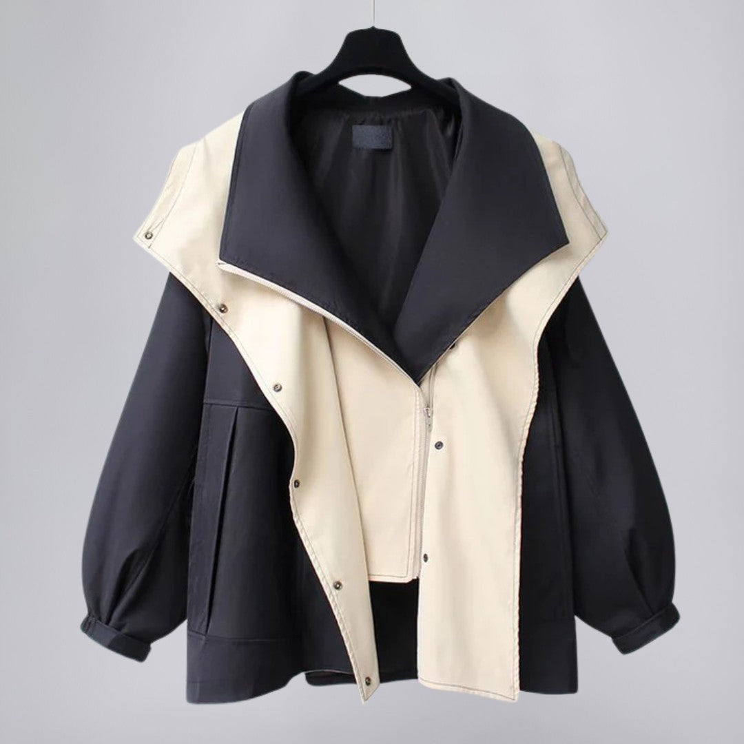 Lightweight Windbreaker Jacket with Double-Layer Design