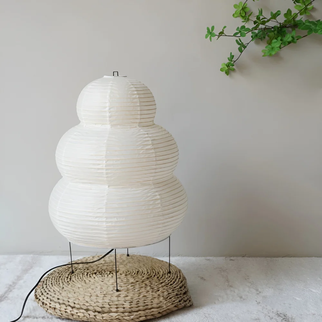 BowLift | Japanese Floor Lamp Made of Rice Paper