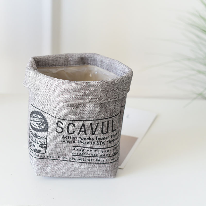 BowLift | Decorative fabric plant pot with print – Versatile storage pot for plants and decor